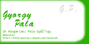 gyorgy pala business card